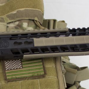 Ergo Grip 4 Pack of Black 7-Slot KeyMod WedgeLok Rail Covers