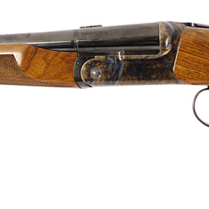 Davide Pedersoli 020S640410 Howdah 45 Colt (LC)/410 Ga 1rd 10.25" Rifled Blue Barrel, Case Hardened Receiver, Manual Extractors, Automatic Safety On The Hammers, Oiled Walnut Stock