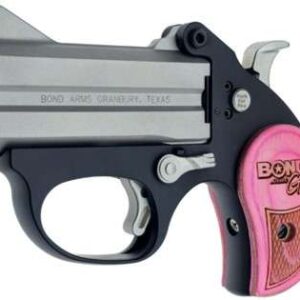 BOND ARMS STINGER BOND ARMS GIRL HGD 380ACP 3IN BBL  O/U ALUMINUM SS MATTE FRAME PINK WOOD GRIPS