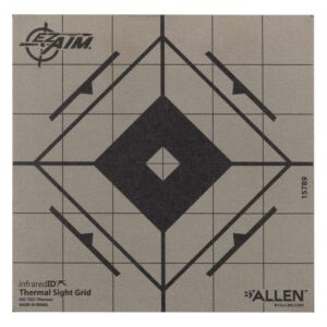 ALLEN EZ AIM 6IN ADHESIVE THERMAL SIGHT GRID TARGET ( 6 PER CASE)