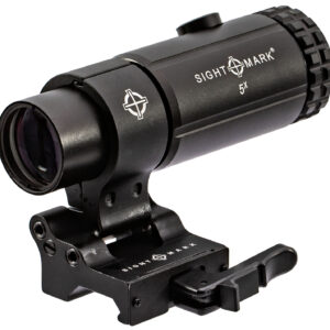 Sightmark SM19064 T-5 Magnifier 5X with Flip to Side Mount Matte Black 5 x 23 mm