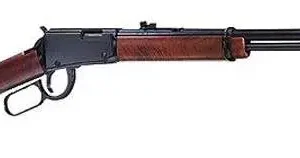 HENRY LEVER ACTION RIFLE RIL 22 WMR 19.25  IN BBL BLUE/ WALNUT 11 RD