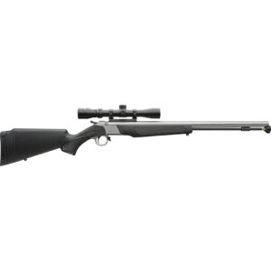 CVA Wolf V2 Muzzleloader Package 50 Cal 24 in. Black/Stainless w/accessories outfit