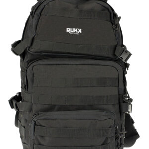Rukx Gear ATICT3DB Tactical 3 Day Black 600D Polyester