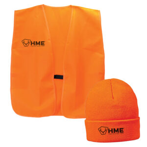 HME HMEVESTKCO Safety Vest/Beanie OSFA Orange Polyester