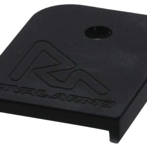 Rival Arms RA70G001A Mag Baseplate 9mm Luger/40 S&W/357 Sig, Compatible w/Glock (except 36/42/43/48), Black Aluminum