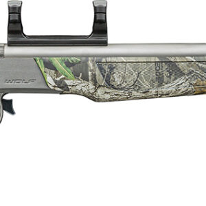 CVA PR2118SM Wolf V2 50 Cal 209 Primer 24" Matte Stainless Steel Barrel, Stainless Steel Receiver w/DuraSight Rail, Fixed Realtree Edge Synthetic Stock