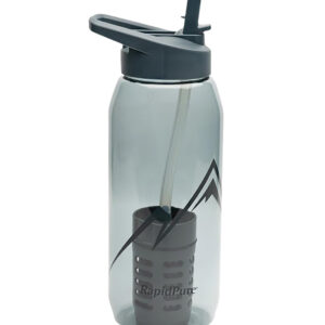 RapidPure 01600123 Purifier + Plastic Bottle 3.5" x 3.5" x 9.5", Includes Ultralight Straw