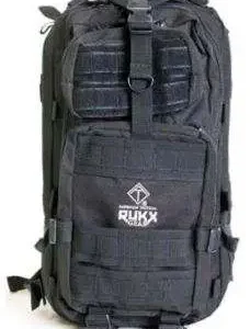 RUKX GEAR TACTICAL 1 DAY BAG BLACK (12/CASE)
