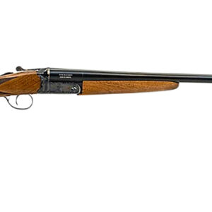 McCoy MC200A12 200A Side-By-Side 12 Gauge Break Open 3" 2rd 28" Blued Chrome Lined Barre, Color Case Hardened Steel Receiver, Grade IV Gloss Oil Turkish Walnut Wood Fixed Stock