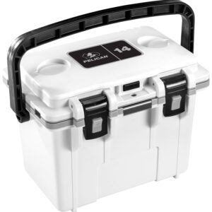 PELICAN 14Q-1-WHTGRY 14QT ELITE COOLER WHT/GRY