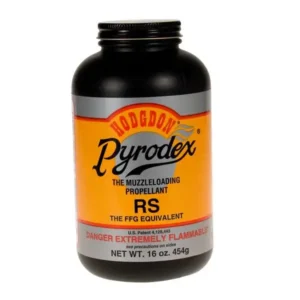 HODGDON PYRODEX  POWDER RS 1-LB CAN ( 10 PER CASE )