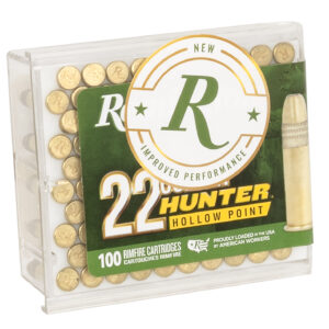 Remington Ammunition R21251 Golden Hunter  22LR 40gr Plated Hollow Point 100 Per Box/50 Case