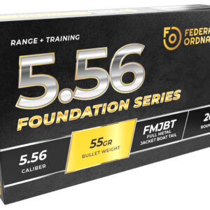 Nemo Arms 556M193NA55FO 5.56mm 55gr Full Metal Jacket Boat Tail 20 Per Box/50 Case