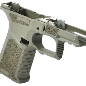 Sct Manufacturing 0225020100IB Sub Compact Compatible w/ Glock 43X/48 OD Green Polymer Frame Aggressive Texture Grip Includes Locking Block