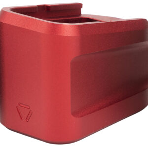 Strike Industries EMPALG19RED Extended Mag Plate  Fits Glock G19 Red 6061 T-6 Aluminum