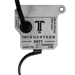 TriggerTech R70SDB33TNC Special Black Single-Stage Curved Fits Remington 700 Right