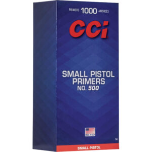 CCI Standard Pistol Primers 500 Small 1000 ct. HAZ