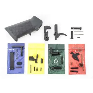 CMMG AR15 COMPLETE LOWER PARTS KIT WITH PISTOL GRIP BLACK