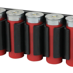 TacStar 1081157 SideSaddle  Rem 870/1100/1187 12 Gauge 6rd Black Polymer w/Aluminum Mounting Plate