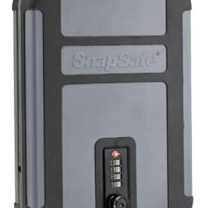 SnapSafe 75241 TrekLite Lock Box XL Combination Entry Gray Polycarbonate Holds 1 Handgun 10" W x 7" H x 2" D