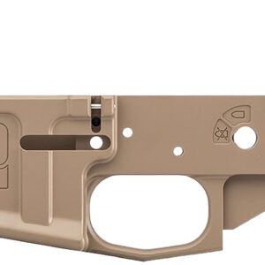 Aero Precision APAR308005C M5 Receiver Multi-Caliber Flat Dark Earth Cerakote Finish 7075-T6 Aluminum Material with Mil-Spec Dimensions for AR-10