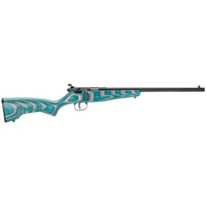 SAVAGE RASCAL MINIMALIST RIS 22SLLR 16 1/8" BBL TEAL/GRAY MINIMALIST STOCK YOUTH ACCUTRIGGER