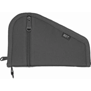 BULLDOG DELUXE PISTOL CASE W/ POCKET AND SLEEVE - BLACK (9"X6")  (20 PER CASE)
