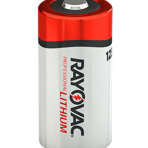 Rayovac RL123A2 123A Lithium  Silver/Red 3 Volts 1,500 mAh (2) Single Pack