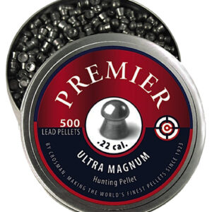 Crosman LDP22 Premier Ultra Magnum 22 Lead Domed Pellet 500/Tin