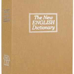 Bulldog BD1182 Deluxe Diversion Book Safe Combination Entry Brown Steel Holds 1 Handgun 7.75" L x 10.50" W x 2.50" D