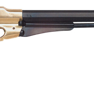 Traditions FR185812 1858 Bison Break Open 44 Cal #11 Percussion 12" 6 Shot Brass Frame Blued Barrel & Cylinder Walnut Grip