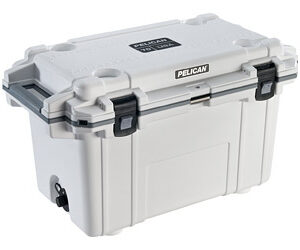 PELICAN IM 70QT ELITE COOLER WHT/GRY
