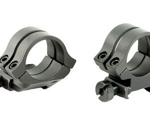 WEAVER QUAD LOCK RNGS 1" HI EXT MBLK