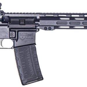 ATI MILSPORT Forged Aluminum AR Rifle - Black | 5.56 NATO | 16" barrel | 13" M-LOK Rail | RGR Stock | Flip-Up Sights