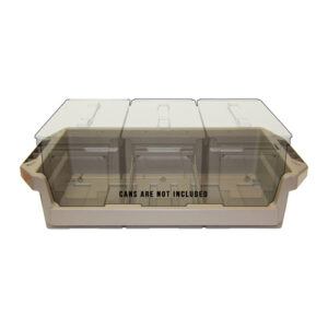 METAL AMMO CAN TRAY - 50 CAL. - DARK EARTH