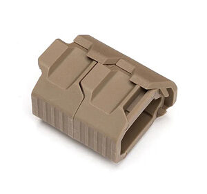 M-LOK STACKED ANGLED GRIP W/ CMS - FDE