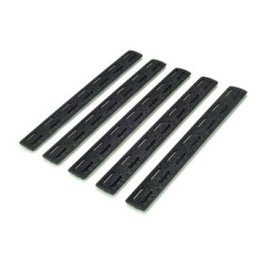 MCMR RAIL PANEL KIT - BLACK, 5.5", 5/PK