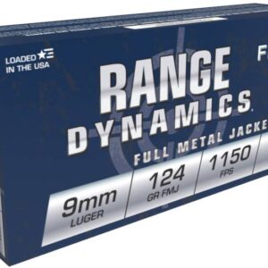 FIOCCHI AMO 9MM LUGER 124GR FMJ 50-RD (20 BOXES PER CASE)