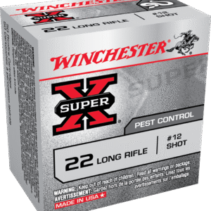 WINCHESTER SUPER X PEST CONTROL 22LR 25GR #12SHT 50RD BX 5000RD CASE