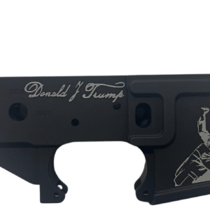 MENKE INDSTRY BILLET LWR RCVR MULTI BLK TRUMP EXCLUSIVE