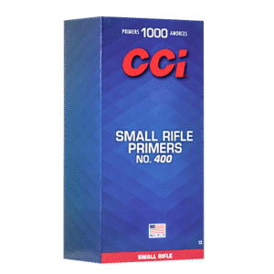 CCI 400 STD SMALL RIFLE PRIMER 100 RD/BX 10BX/BRICK 50 BX/CS