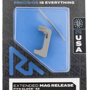 Rival Arms RA72S001D Magazine Release  Extended Dark Gray Aluminum for Sig P320
