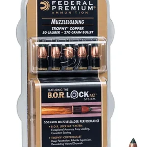 FEDERAL 270GR TROPHY COPPER MZ WITH B.O.R LOCK SYSTEM 15 RD/BX 10 BX/CS