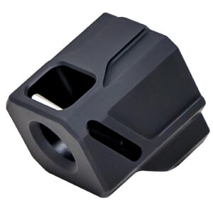Faxon Firearms FFPACOMPDSG02 EXOS-543 Compensator for Gen 4 Black Anodized Aluminum 1/2"x28 Threads 1.10" OAL 9mm
