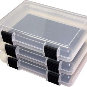 MTM IN SAFE STORAGE CASE 12 IN CLEAR FOR LARGER HGS ( 3 PACK ) 4 PER CASE