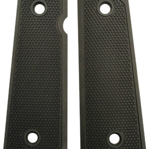 Archangel AA107 Grip Panels Made of Aluminum With Black Anodized Diamond Checkering Finish for 1911 Government