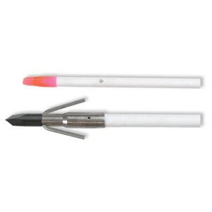 Muzzy Classic Fish Arrow White with Quick Release Gar Point