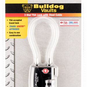 Bulldog BD8022 TSA Cable Open With Combination Metal