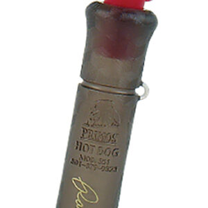 Primos PS351 Randy Anderson Hot Dog Open Call Birds/Cottontails/Deer/Fawns/Jack Rabbits/Pups Sounds Attracts Coyotes Brown